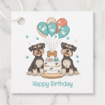 ハッピーバースデーシュナウザードッグ