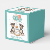 ハッピーバースデーシュナウザードッグ フェイバーボックス (裏面サイド)