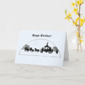 ハッピーバースデーシンデレラ カード (黄色い花)