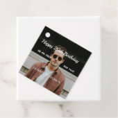 ハッピーバースデーシンプルタ20歳の写真の追加モダン日 フェイバータグ (インサイチュ)