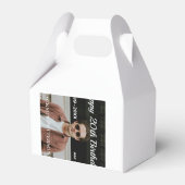 ハッピーバースデーシンプルタ20歳の写真の追加モダン日 フェイバーボックス (裏面サイド)