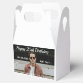 ハッピーバースデーシンプルタ20歳の写真の追加モダン日 フェイバーボックス (オープン)