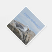 ハッピーバースデーシーガル スタンダードランチョンナプキン (角)