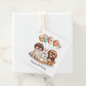 ハッピーバースデーシーズー(犬)ズドッグお誕生日ケーキ フェイバータグ (インサイチュ)