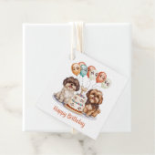 ハッピーバースデーシーズー(犬)ズドッグお誕生日ケーキ フェイバータグ (インサイチュ)