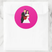 ハッピーバースデーシールハローウィンパーティ ラウンドシール (バッグ)