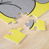 ハッピーバースデーシールバルーンのカップケーキ ジグソーパズル (側面)