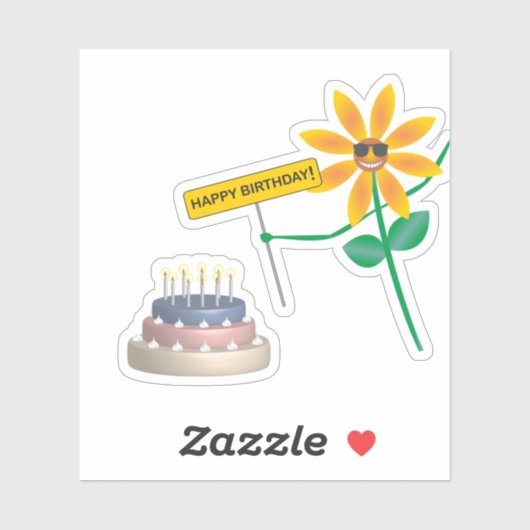 ハッピーバースデーシールパーティー シール (シート)