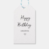 ハッピーバースデーシール ギフトタグ (正面)