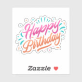 ハッピーバースデーシール シール (シート)