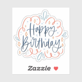 ハッピーバースデーシール シール