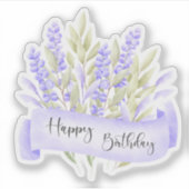 ハッピーバースデーシール シール (正面)