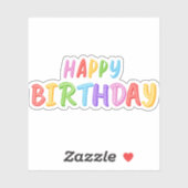 ハッピーバースデーシール シール (シート)