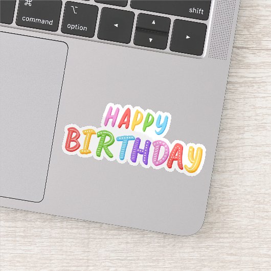 ハッピーバースデーシール シール (詳細)