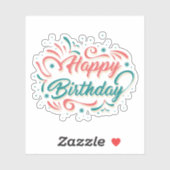 ハッピーバースデーシール シール (シート)