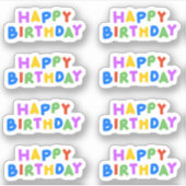 ハッピーバースデーシール シール (正面)