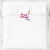 ハッピーバースデーシール スクエアシール (バッグ)