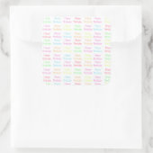 ハッピーバースデーシール スクエアシール (バッグ)