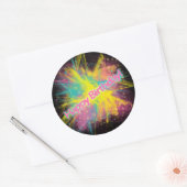 ハッピーバースデーシール ラウンドシール (封筒)