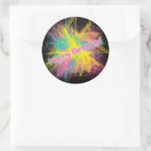 ハッピーバースデーシール ラウンドシール (バッグ)