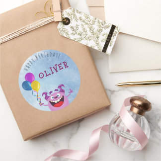 ハッピーバースデーシール！ ラウンドシール