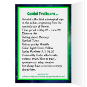 ハッピーバースデージェミニの友人または家族 (内側 (左))