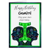 ハッピーバースデージェミニの友人または家族 (正面)