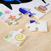 ハッピーバースデージグソーパズルサメ ジグソーパズル (側面)