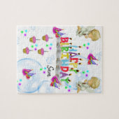 ハッピーバースデージグソーパズルツインエンジェルス ジグソーパズル (横)