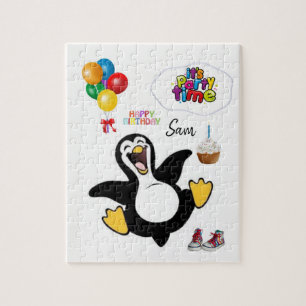 ハッピーバースデージグソーパズルペンギン ジグソーパズル