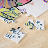 ハッピーバースデージグソーパズルレインボー ジグソーパズル (側面)