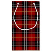 ハッピーバースデージッパーオンタータンチェックプレイド スモールペーパーバッグ (裏面)