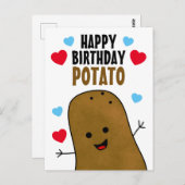 ハッピーバースデージャガイモ ポストカード (正面/裏面)