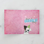 ハッピーバースデージャックラッセルパーティー犬 カード (内部)