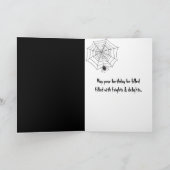 ハッピーバースデージャック・オ・ランタン・キャンドル カード (内部)