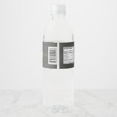 ハッピーバースデージャングルサファリアニマルキュートチョーク ペットボトルラベル (裏面)