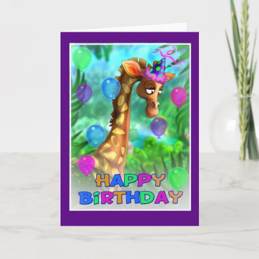 ハッピーバースデージャングルスタイル005 カード (正面)