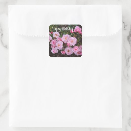 ハッピーバースデージャンヌラジョエバラ#1シール スクエアシール (バッグ)