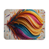 ハッピーバースデージョイ柔軟な写真 マグネット (横)