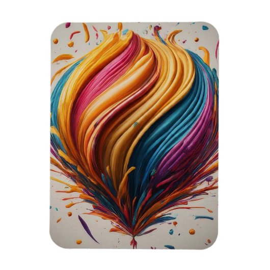 ハッピーバースデージョイ柔軟な写真 マグネット (縦)