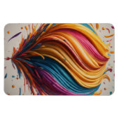 ハッピーバースデージョイ柔軟な写真 マグネット (横)