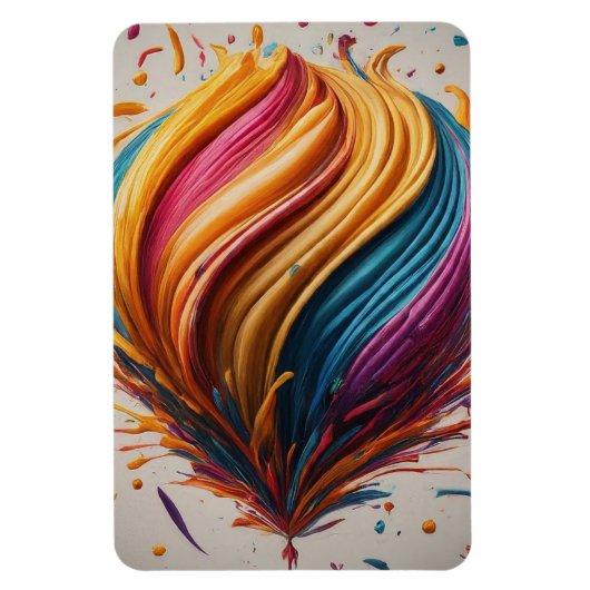 ハッピーバースデージョイ柔軟な写真 マグネット (縦)