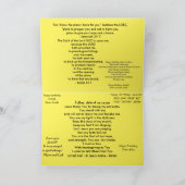 ハッピーバースデージョシア シーズンカード (内部)