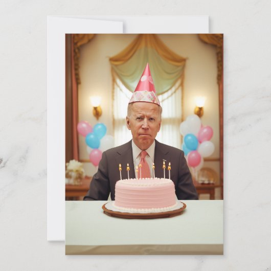 ハッピーバースデージョー 招待状 (正面)