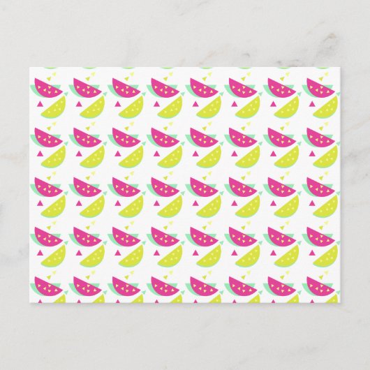 ハッピーバースデースイカレモンエード ポストカード (正面)