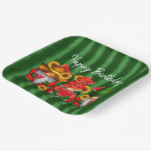 ハッピーバースデースイカ ペーパープレート (傾斜あり)