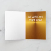 ハッピーバースデースイングダンスシューズ カード (内部)