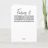 ハッピーバースデースイートガール カード (裏面)