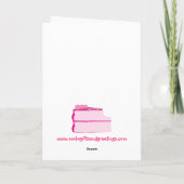 ハッピーバースデースイートハート カード (裏面)