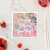 ハッピーバースデースウィートアートパーティーナプキン スタンダードカクテルナプキン (インサイチュ)